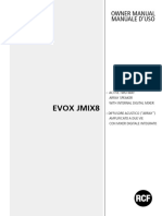 User Manual Evox Jmix8