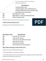 SAP Good Movement Types in SAP MM and SAP WM (With Tables)