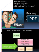 Revised Critical Reasoning