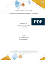 Procesos Superiores. Unidad1.Fase 1. Pensamiento y Lenguaje.