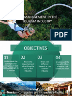 Risk Management in The Tourism Industry