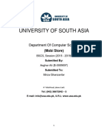 University of South Asia: Department of Computer Science