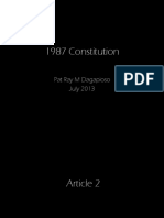 Article 2 - Declaration of Principles and State Policies