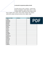 Ejercicios Cultismos 3 Eso PDF