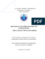 The Effect of Credit Rating On Coupon Rate - The Case of Vietnam'S Firms