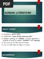 Korean Literature