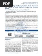 Review of Aetiology and Management of Testicular Abscess and Case Reports On Testicle Sparing Management of Testicular Abscess