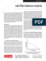 Common Mode Filter Inductor Analysis: Frequency (MHZ)