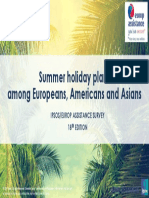 Summer Holiday Plans Among Europeans, Americans and Asians: Ipsos/Europ Assistance Survey 18 Edition