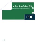 User Guide For Protakeoff®: in Just A Few Steps, You'Ll Be Up & Estimating With Protakeoff Software Powered by