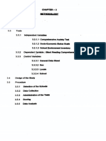 Methodology For Anxiety Test