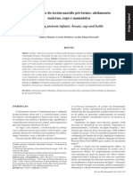 Alimentação Do Recém-Nascido Pré-Termo Aleitamento PDF