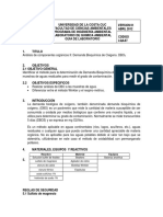 Guia 7 Análisis de Componentes Orgánicos II DBO5