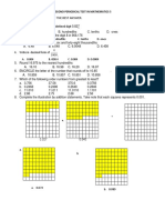 Grade 5 K-12 2nd Quarter Periodical Test With Answer Keys & TOS MATH