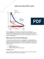 Diferencia Entre Los Ciclos Otto Real y Teórico