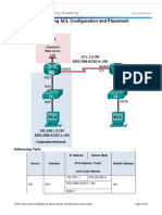 Lab - Troubleshooting ACL Configuration and Placement: Topology