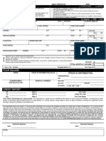 Credit Application Purchase Lease: Four Square