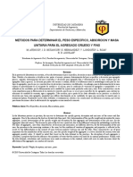 Informe Peso Especifico y Masa Unitaria