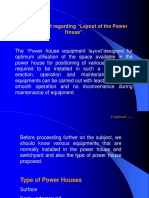 Layout of Power House