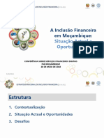 2018 PPT 3. A Inclusão Financeira em Moçambique Situação Actual e Oportunidades Carla Rosario Fernandes May 28th