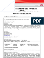 Msds Argon