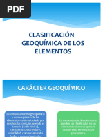 Clasificación Geoquimica