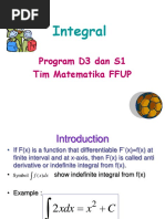 Integral: Program D3 Dan S1 Tim Matematika FFUP