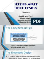 Embedded Mixed Method 