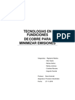 Informe de Fundiciones