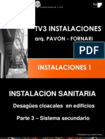 TV3 Instalaciones N 1 - Desague Cloacal Parte 3 - 2019