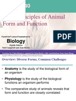 Basic Principles of Animal Form and Function: Biology