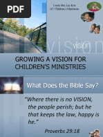 Growing A Vision For Children'S Ministries