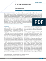 Post-Remission Therapy For Acute Myeloid Leukemia: Department of Internal Medicine III, University Hospital Ulm, Germany