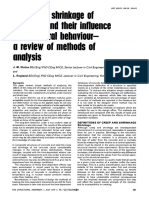 Creep and Shrinkage of Concrete and Their Influence On Structural Behavior - Illston and England