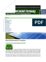 Grid Connected PV System: More Info