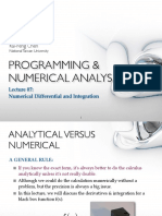 Programming & Numerical Analysis: Kai-Feng Chen