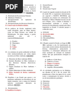 Geografia de Rondônia II - Questões - Prof. Adão Marcos 