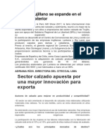 Calzado Trujillano Se Expande en El Mercado Exterior