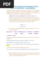 Solución de Ejercicios Introducción A La Econometría