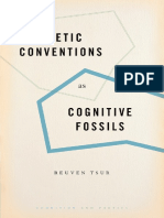 Tsur, Reuven - Poetic Conventions As Cognitive Fossils