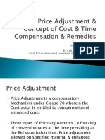 Presentation On Price Adjustment & Concept of Cost & Time Compensation in FIDIC Red Book 1987