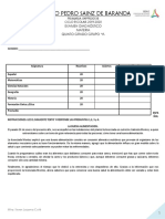 Examen Diagnostico Quinto Grado PDF