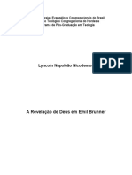 A Revelação de Deus em Emil Brunner 14 Pags PDF