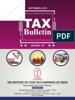 Bulletin: The Institute of Cost Accountants of India