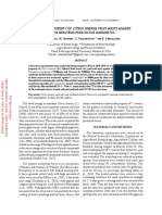 IJE 81 (3) 423-430 GINSECTICIDAL PROPERTY OF CITRUS SINENSIS FRUIT WASTE AGAINST PAPAYA MEALYBUG PARACOCCUS MARGINATUSowtham