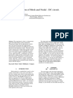 The Theorem of Mesh and Nodal - DC Circui