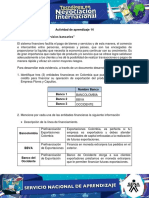 Evidencia 6 Matriz "Servicios Bancarios"