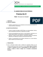 Práctica 1 (Simulación de Circuitos)