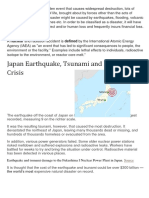 Japan Earthquake, Tsunami and Nuclear Crisis: / Nætʃ.ɚ. LD Ɪ Zæs - Tɚ