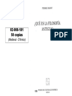 ¿Que Es La Filosofía Antigua? Pierre Hadot